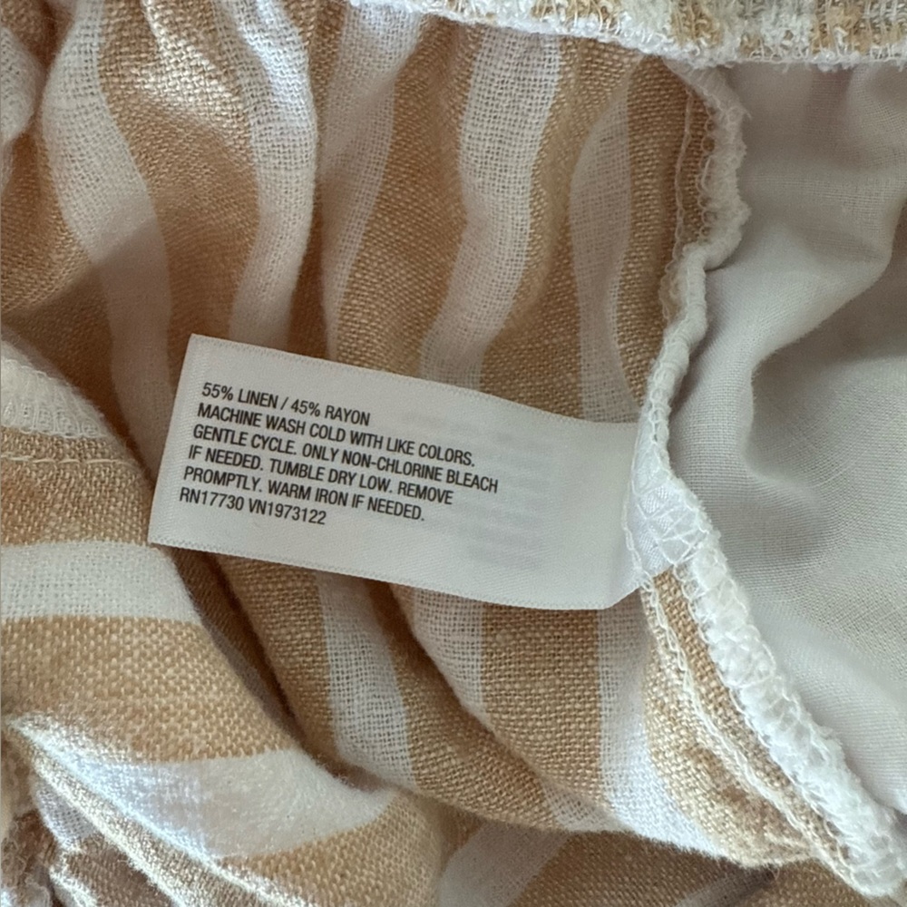 Universal thread striped linen blend set - image 8